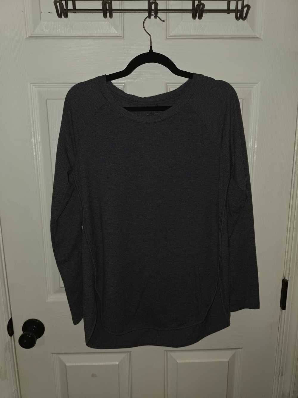 Sonoma Charcoal Long-Sleeve Crewneck Tunic